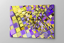 3d Obraz Zlatá a fialová zs1183